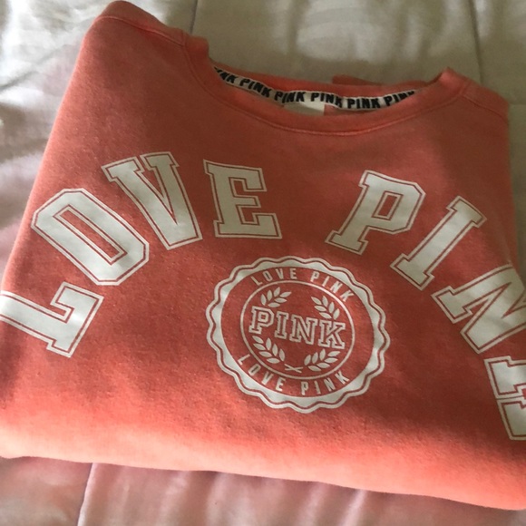 Pink Victoria Secret Sweat Shirt - Picture 1 of 3